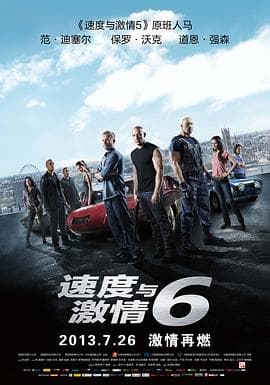 速度与激情6(国语版)海报